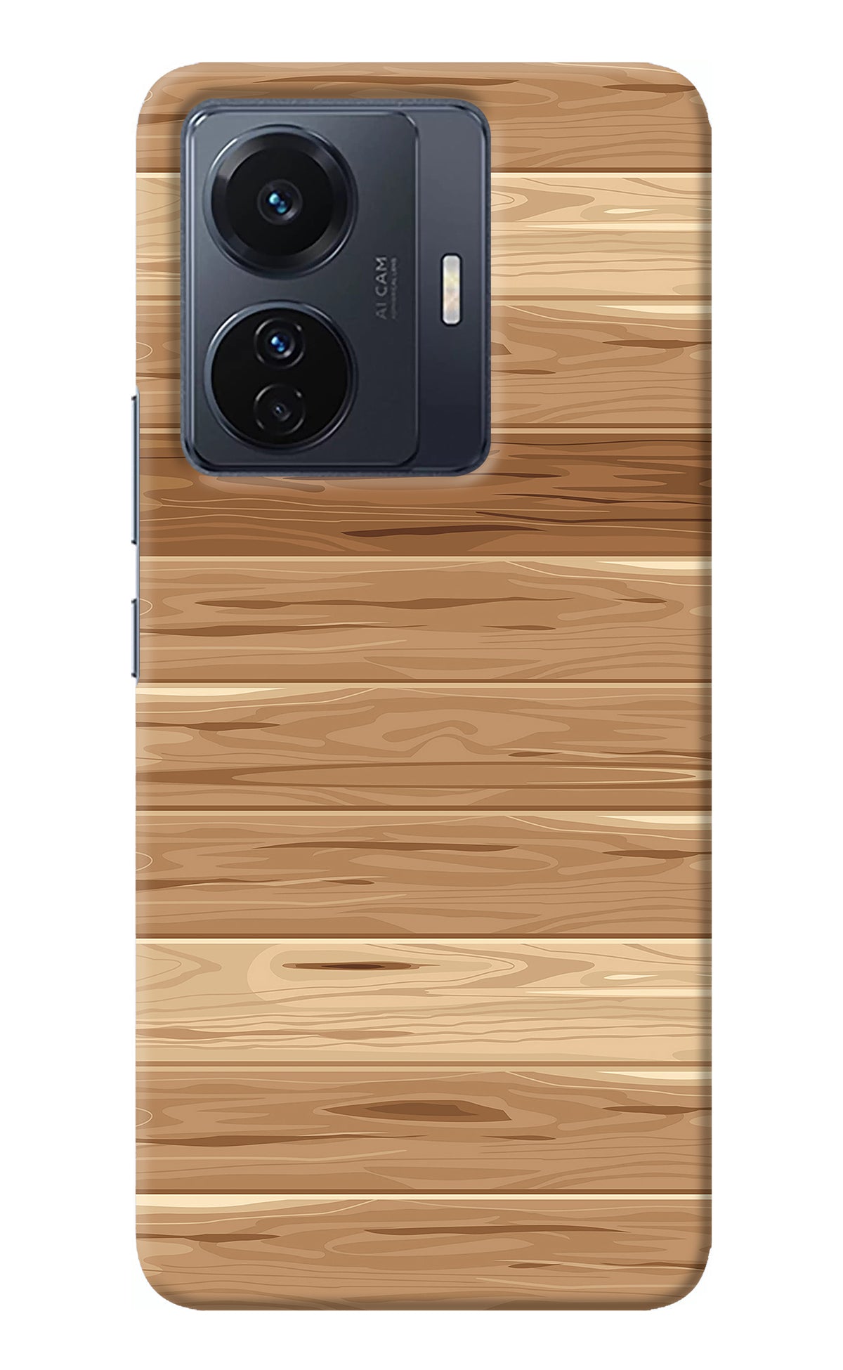 Wooden Vector Vivo T1 Pro 5G Back Cover