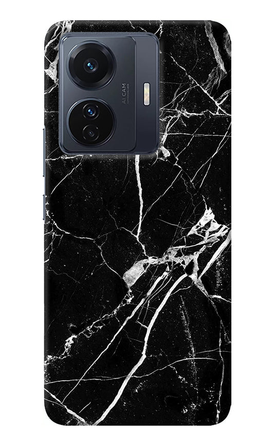 Black Marble Pattern Vivo T1 Pro 5G Back Cover