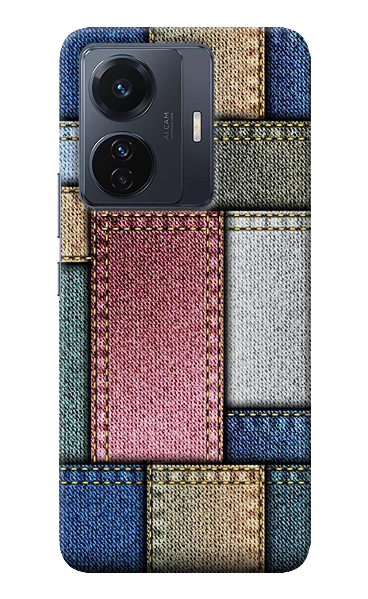 Multicolor Jeans Vivo T1 Pro 5G Back Cover