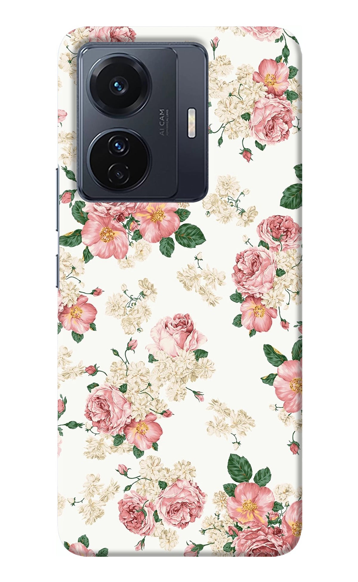 Flowers Vivo T1 Pro 5G Back Cover