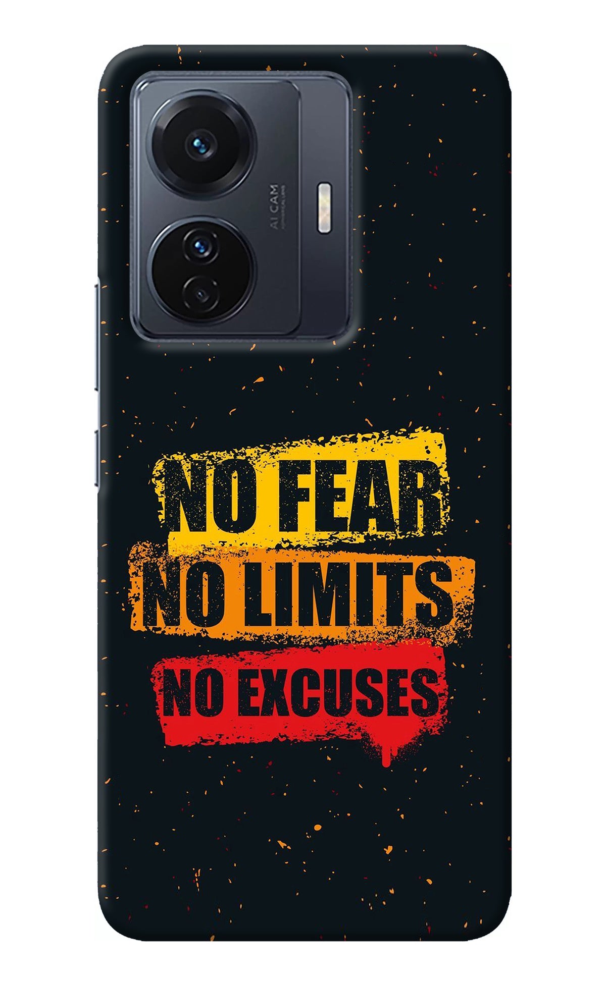 No Fear No Limits No Excuse Vivo T1 Pro 5G Back Cover