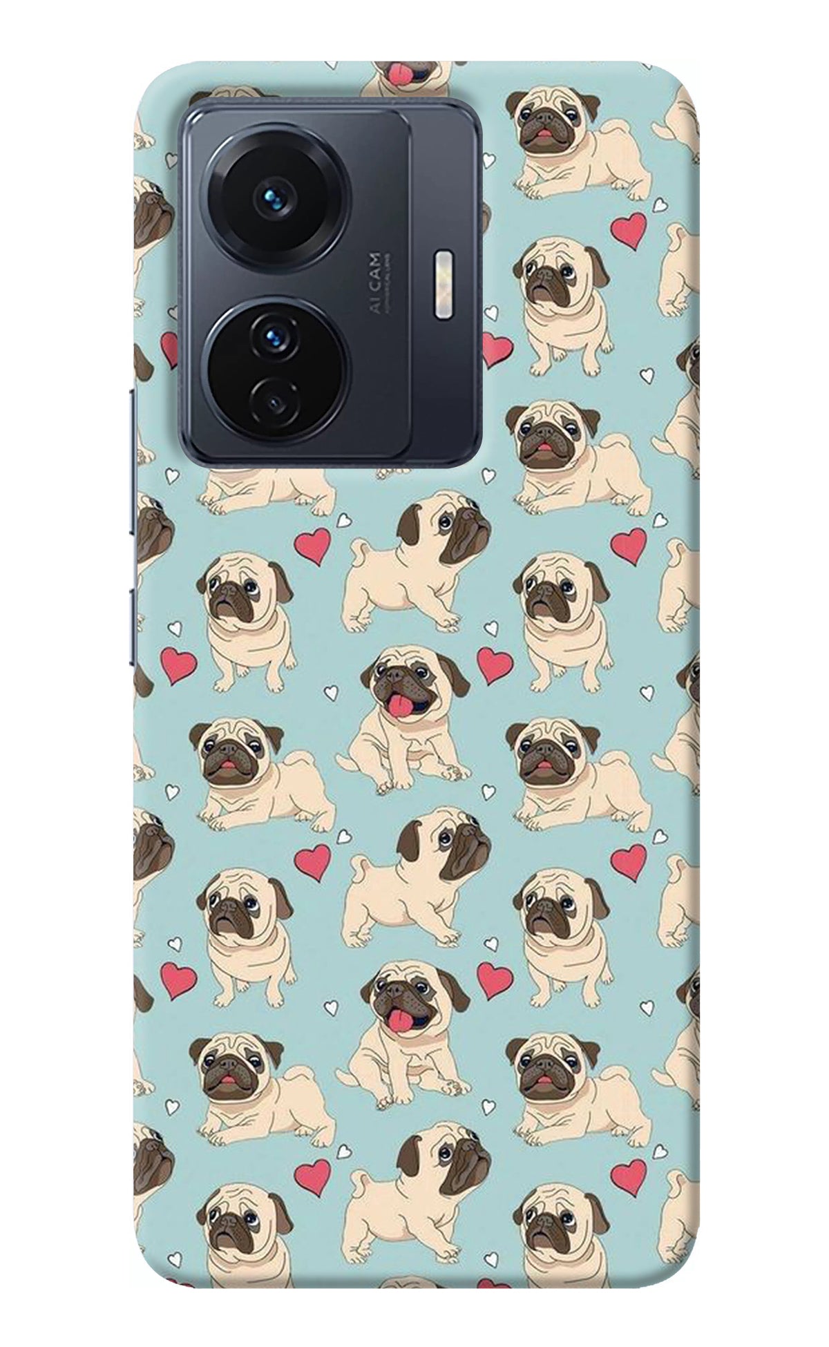 Pug Dog Vivo T1 Pro 5G Back Cover