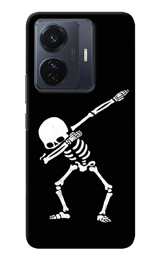 Dabbing Skeleton Art Vivo T1 Pro 5G Back Cover