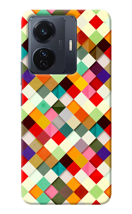 Geometric Abstract Colorful Vivo T1 Pro 5G Back Cover