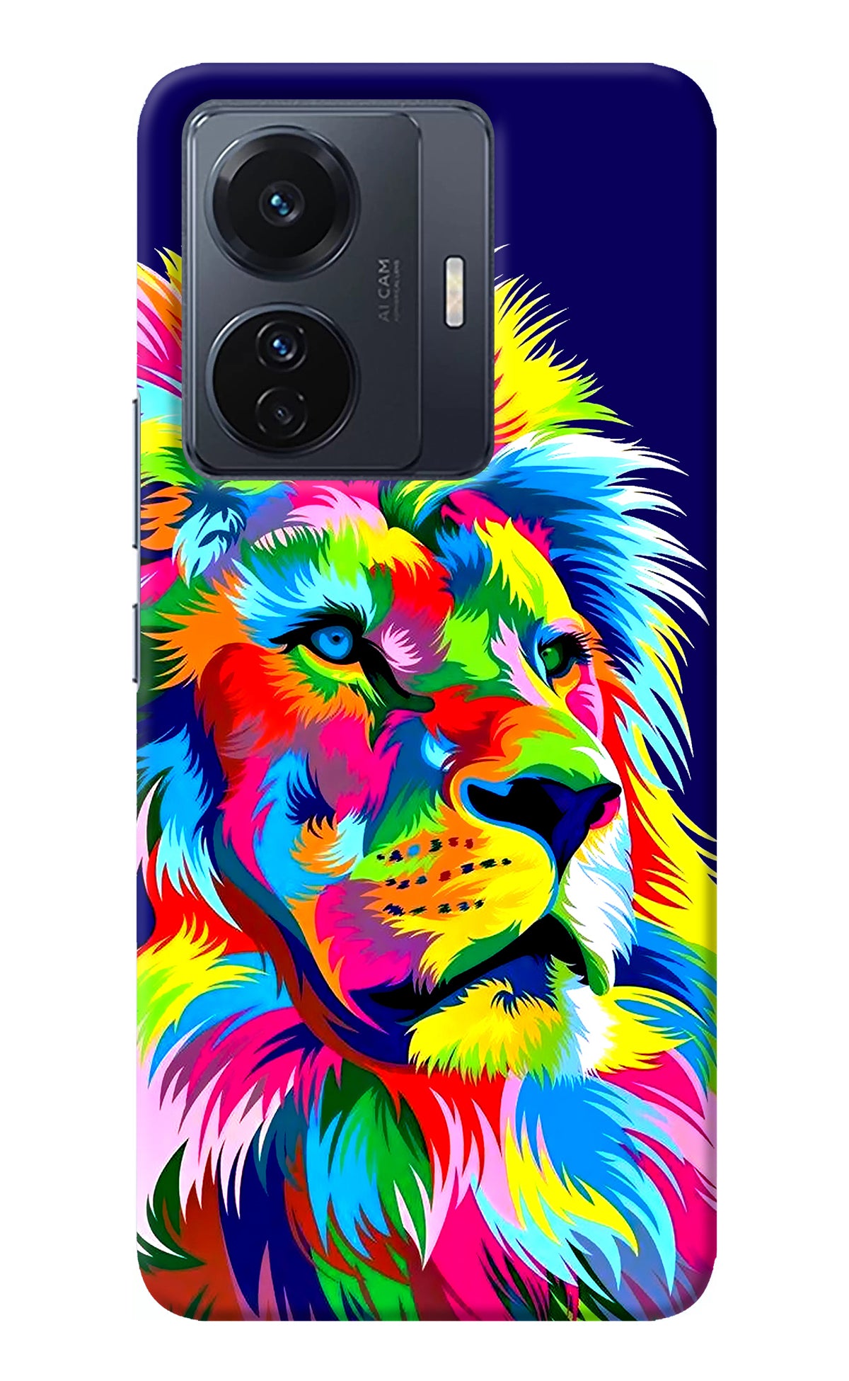 Vector Art Lion Vivo T1 Pro 5G Back Cover