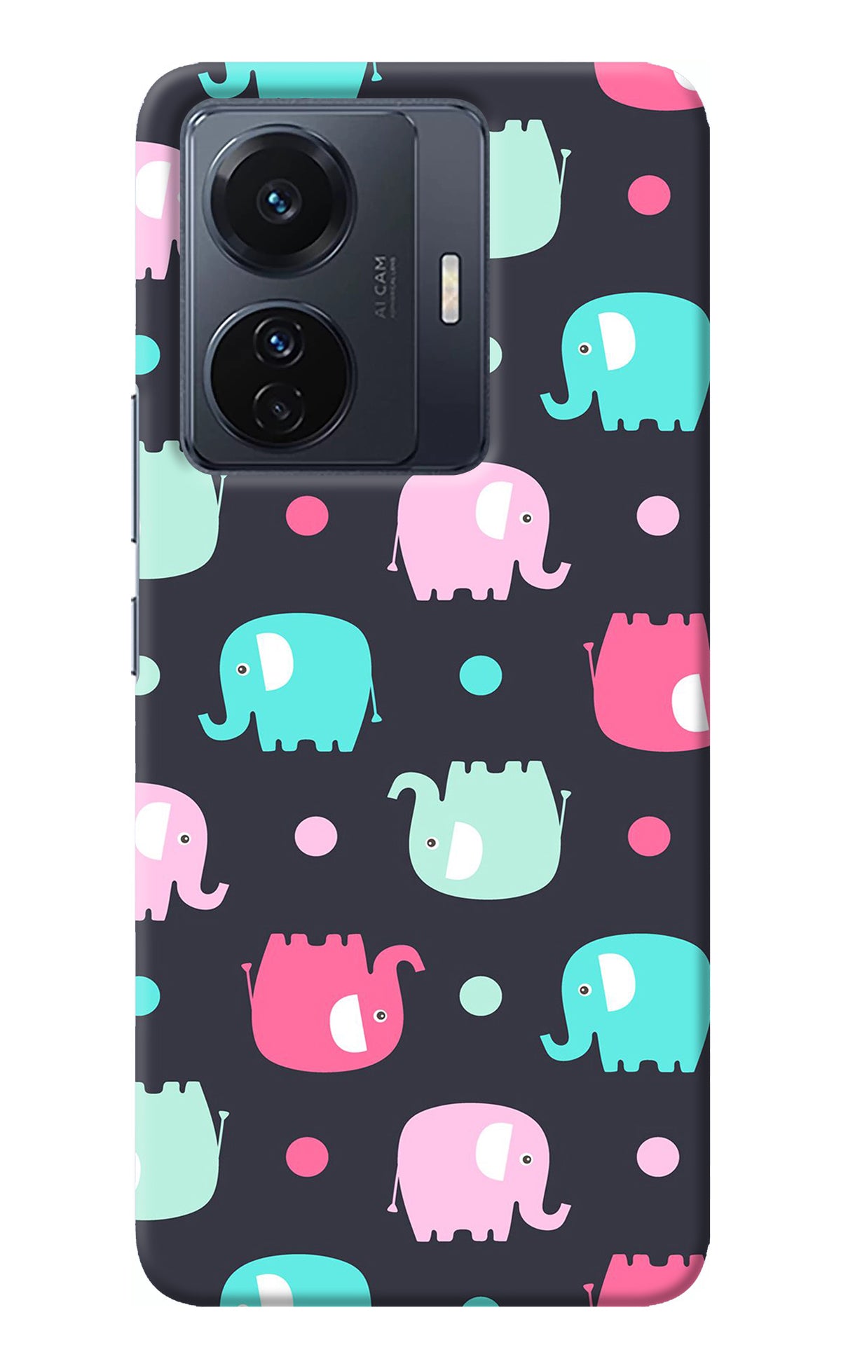 Elephants Vivo T1 Pro 5G Back Cover