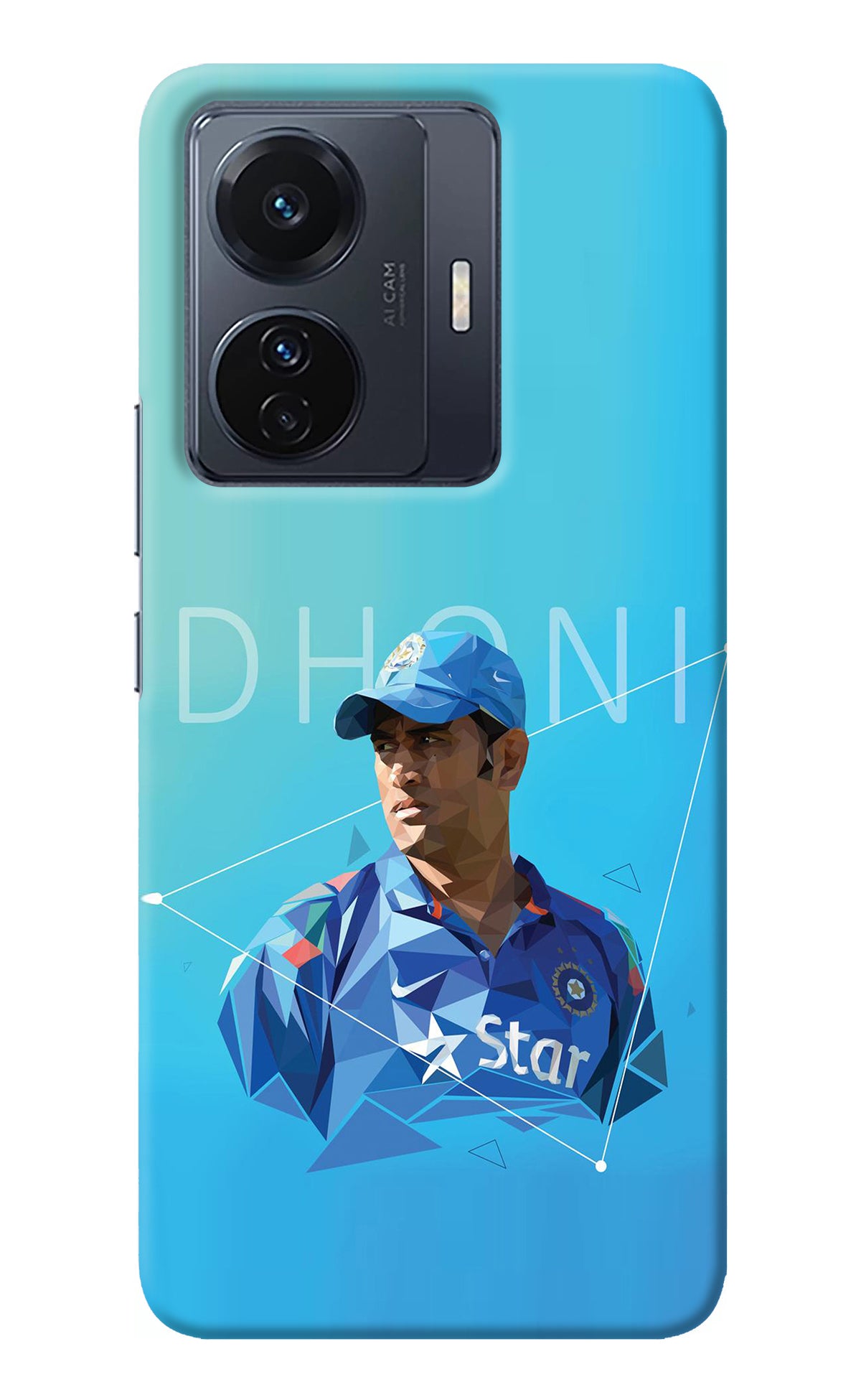 Dhoni Artwork Vivo T1 Pro 5G Back Cover