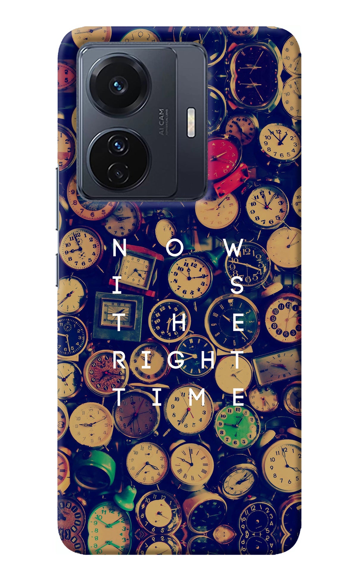 Now is the Right Time Quote Vivo T1 Pro 5G Back Cover