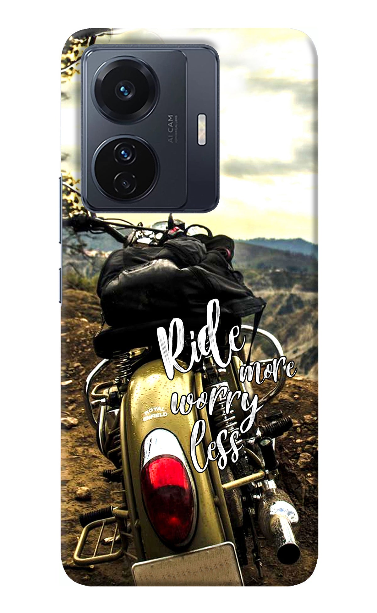 Ride More Worry Less Vivo T1 Pro 5G Back Cover