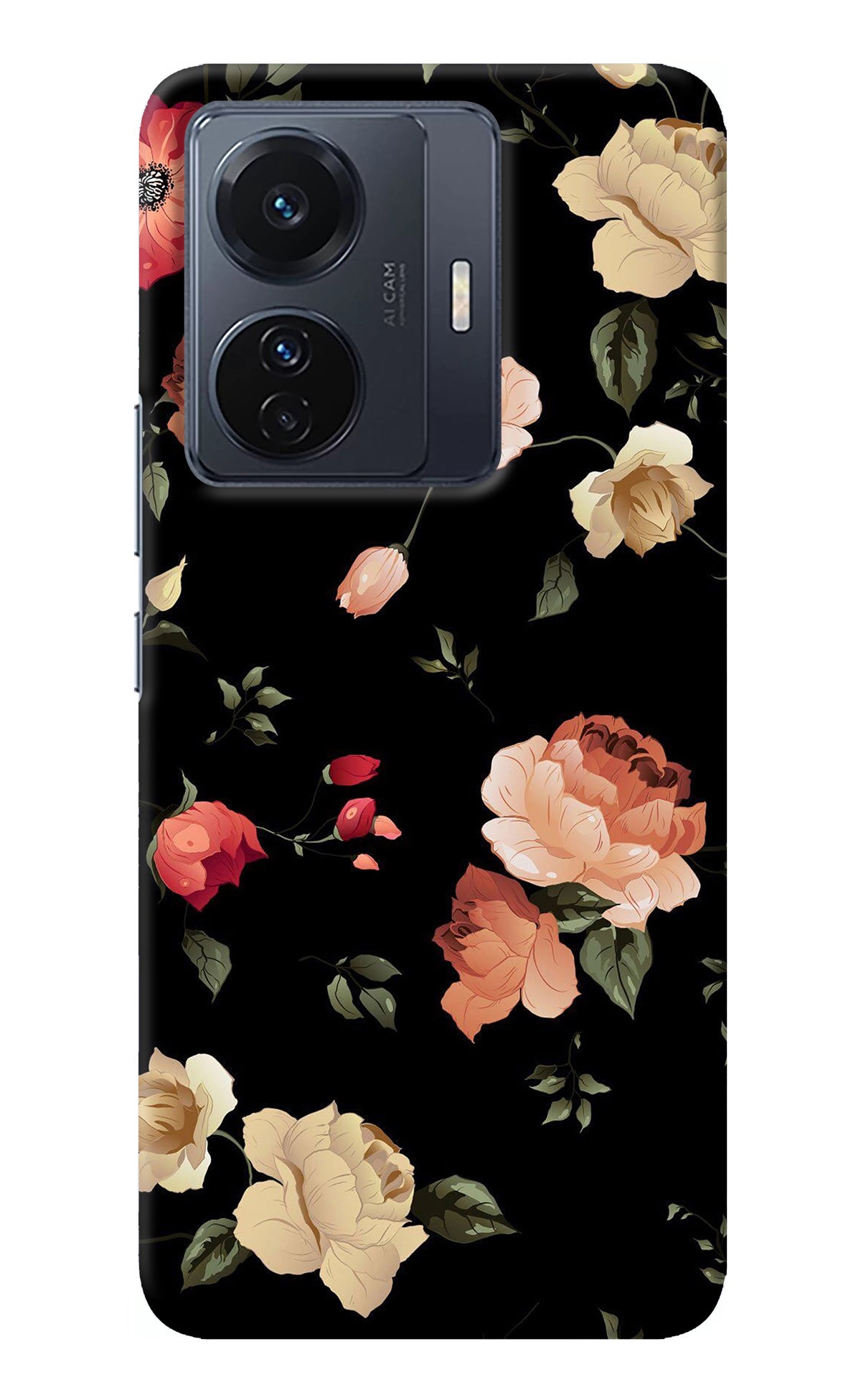 Flowers Vivo T1 Pro 5G Back Cover