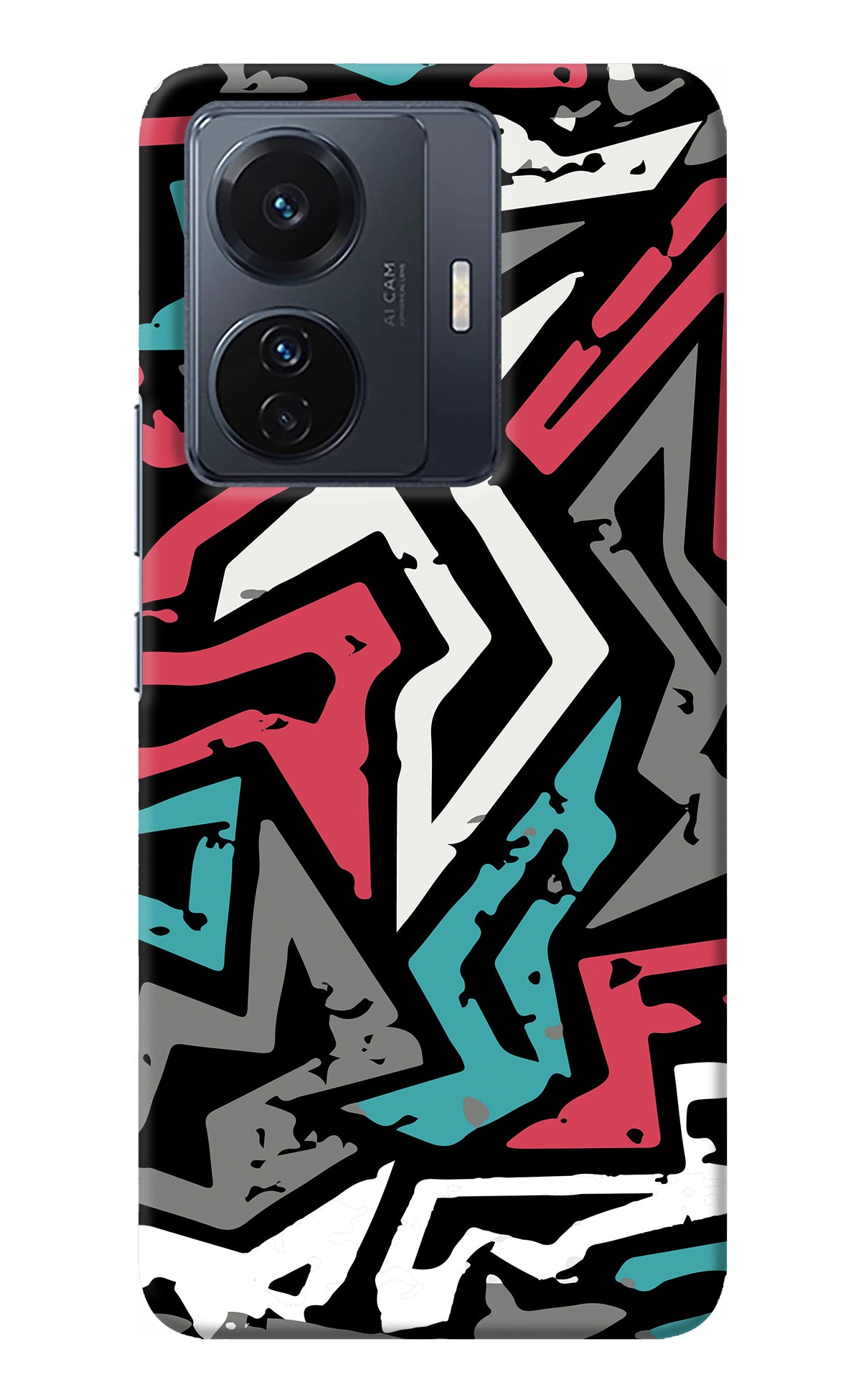 Geometric Graffiti Vivo T1 Pro 5G Back Cover