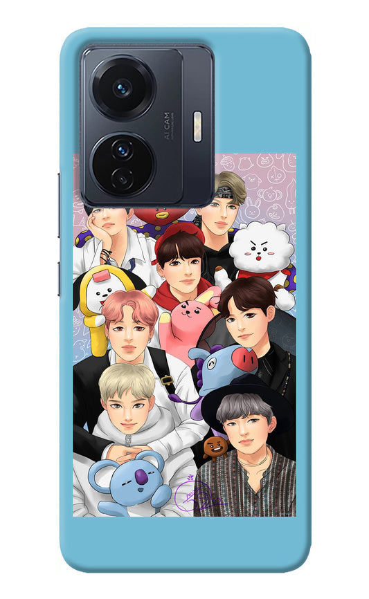 BTS with animals Vivo T1 Pro 5G Back Cover