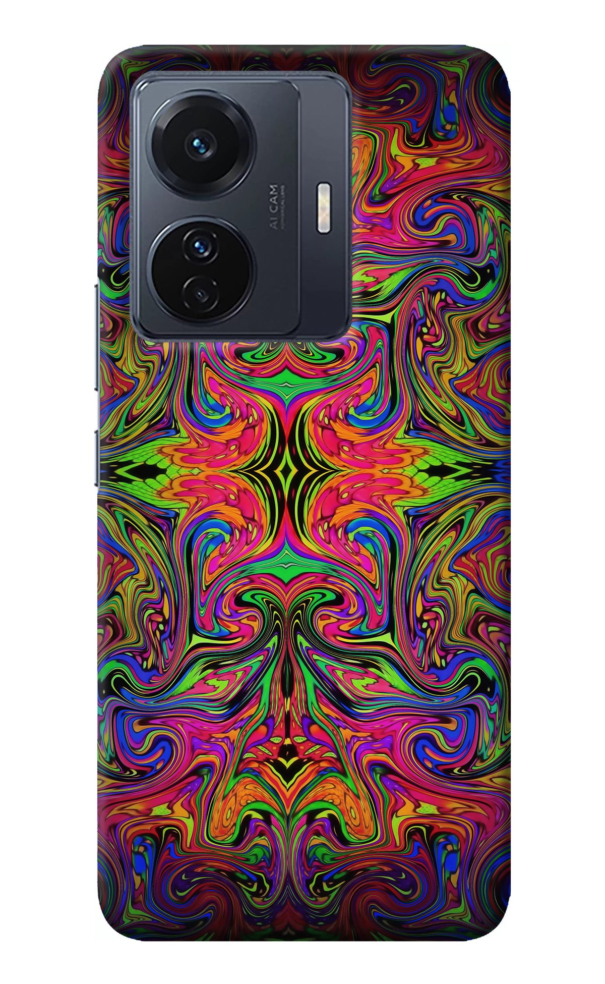 Psychedelic Art Vivo T1 Pro 5G Back Cover