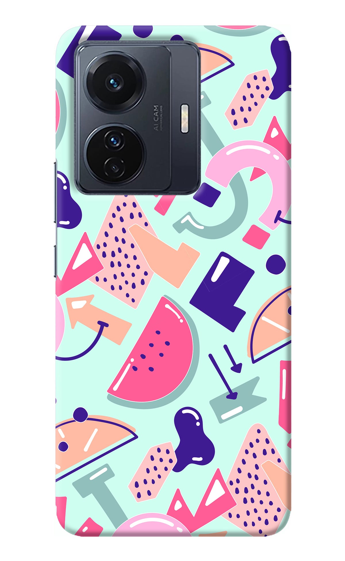 Doodle Pattern Vivo T1 Pro 5G Back Cover