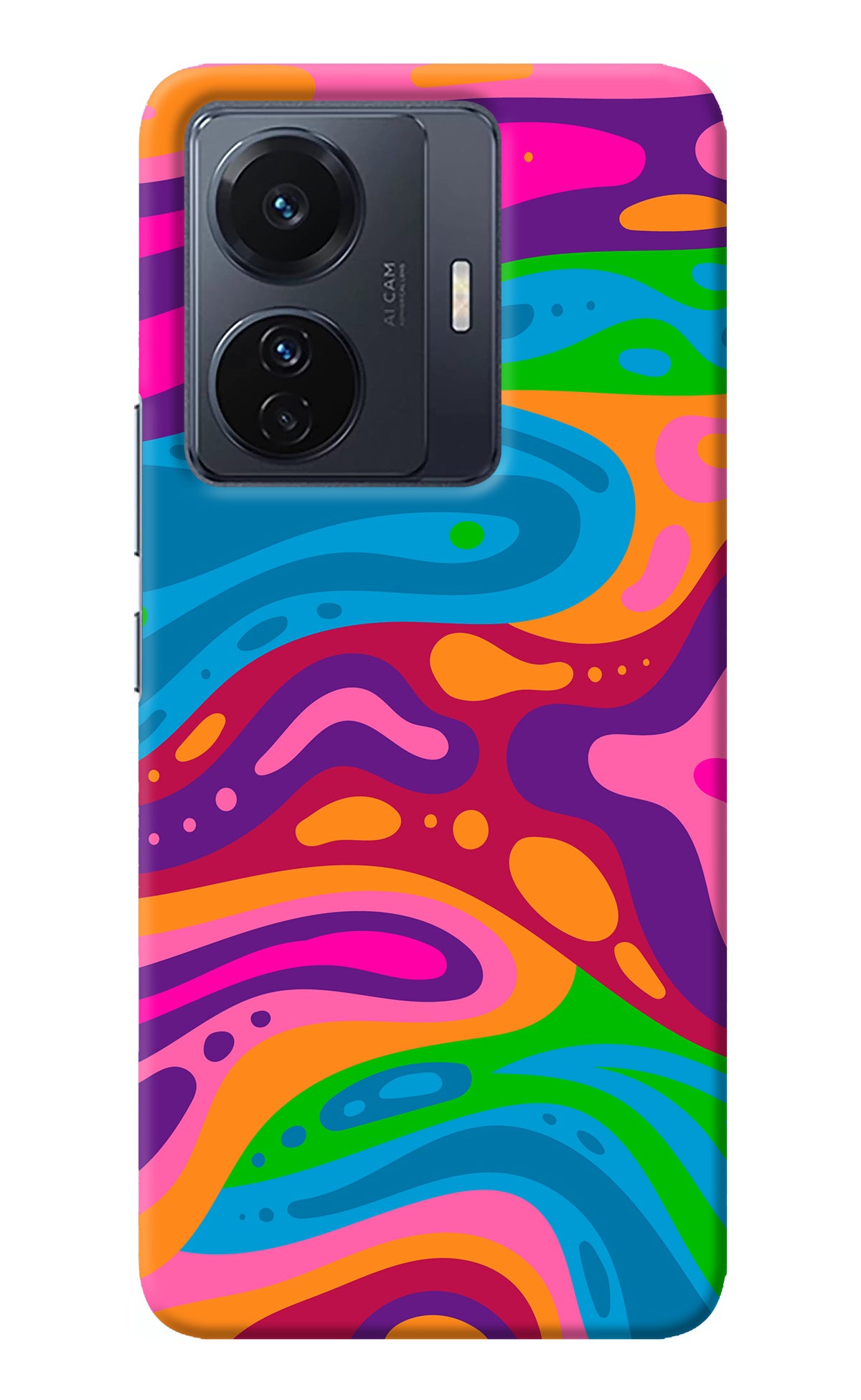 Trippy Pattern Vivo T1 Pro 5G Back Cover