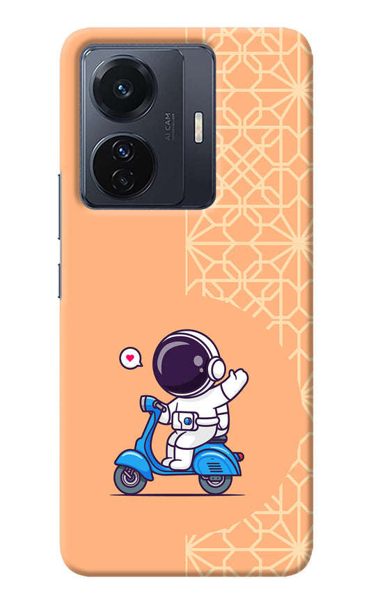 Cute Astronaut Riding Vivo T1 Pro 5G Back Cover