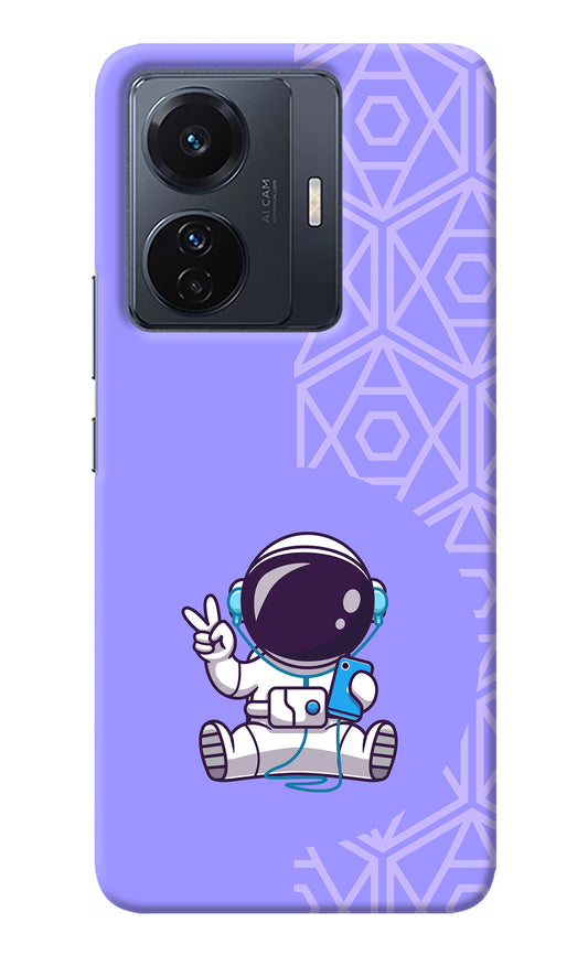 Cute Astronaut Chilling Vivo T1 Pro 5G Back Cover