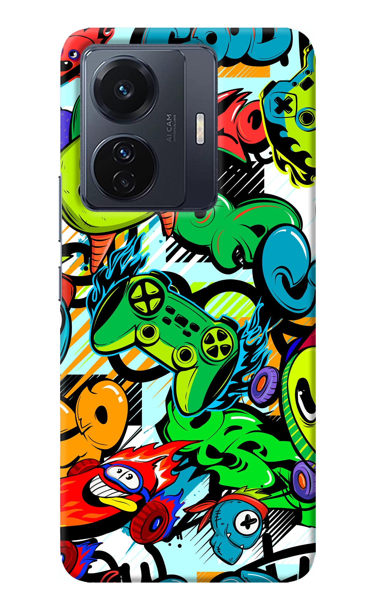 Game Doodle Vivo T1 Pro 5G Back Cover