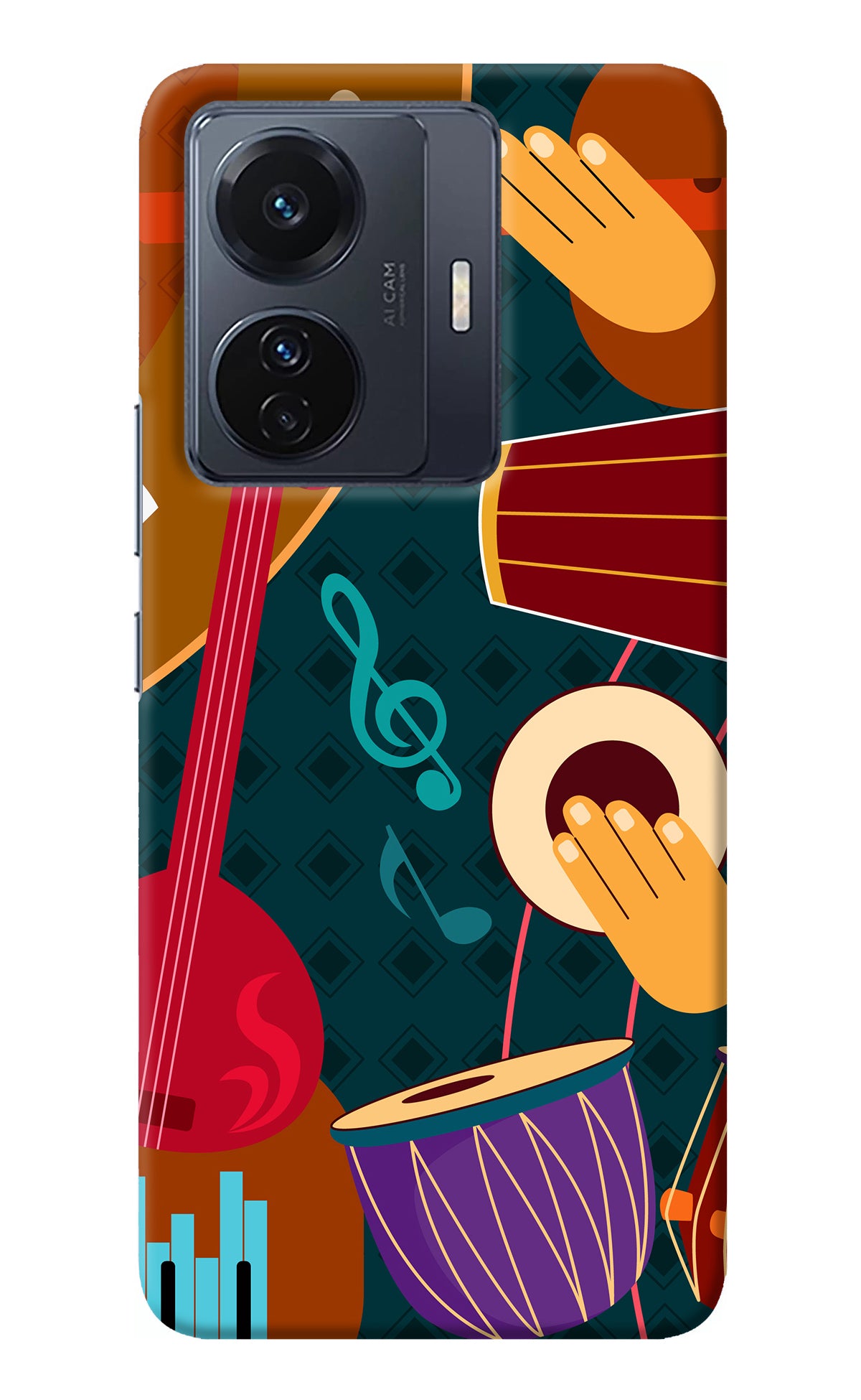 Music Instrument Vivo T1 Pro 5G Back Cover