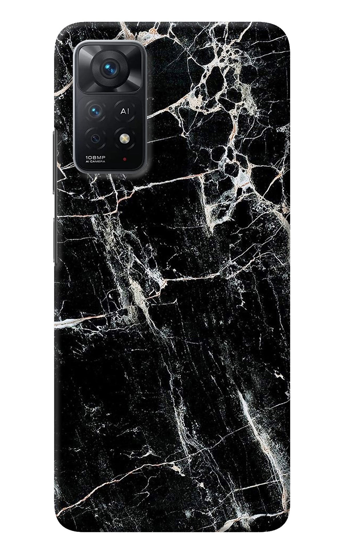 Black Marble Texture Redmi Note 11 Pro+ 5G Back Cover