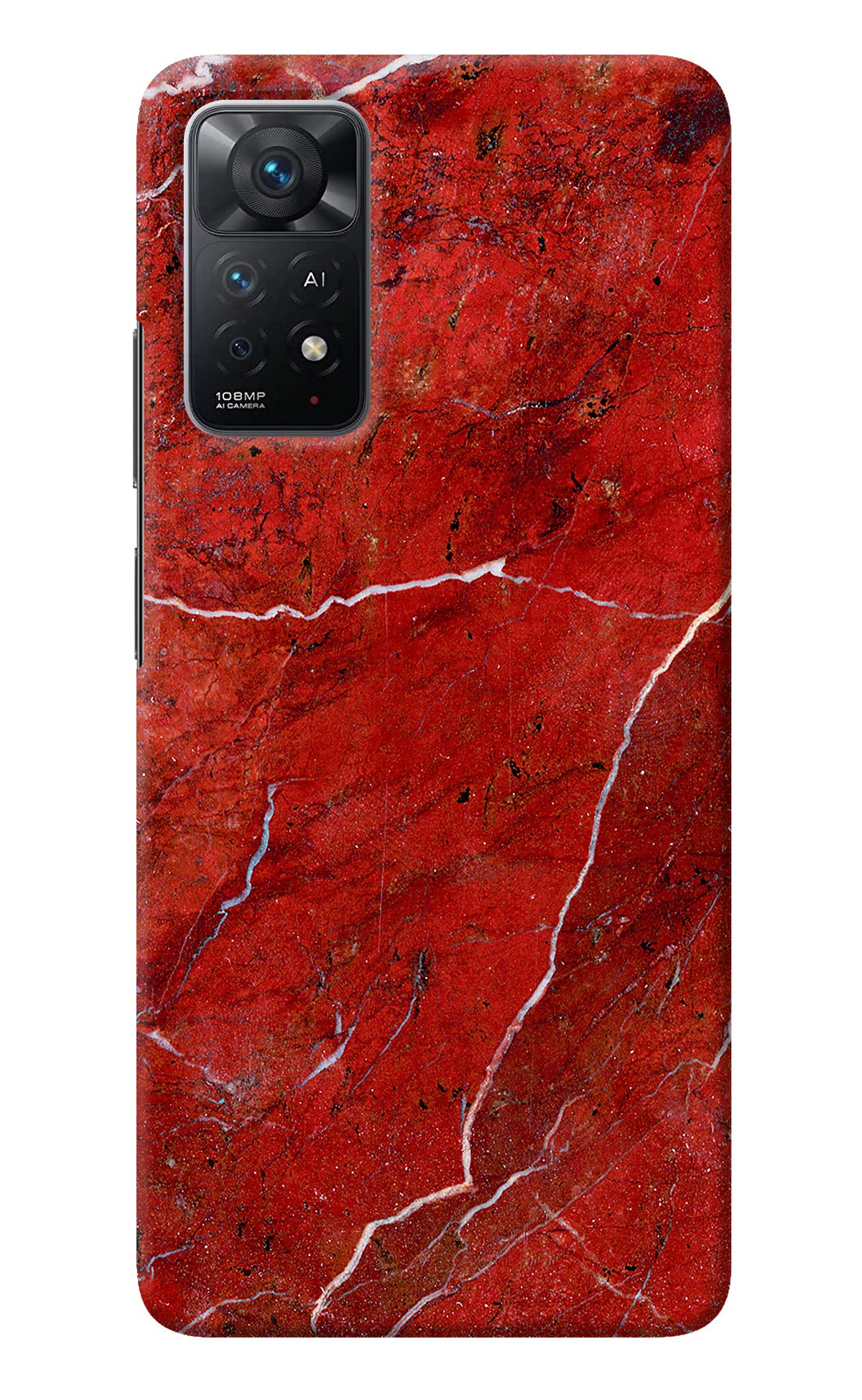 Red Marble Design Redmi Note 11 Pro+ 5G Back Cover