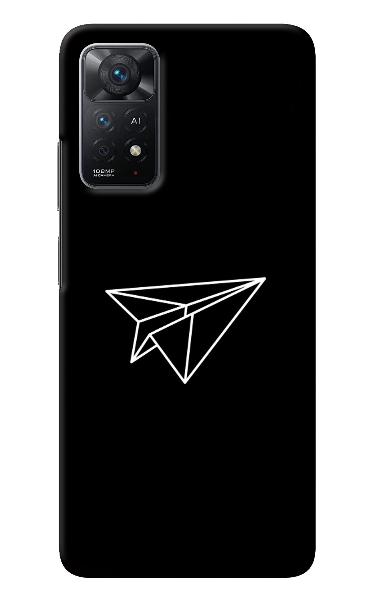 Paper Plane White Redmi Note 11 Pro+ 5G Back Cover