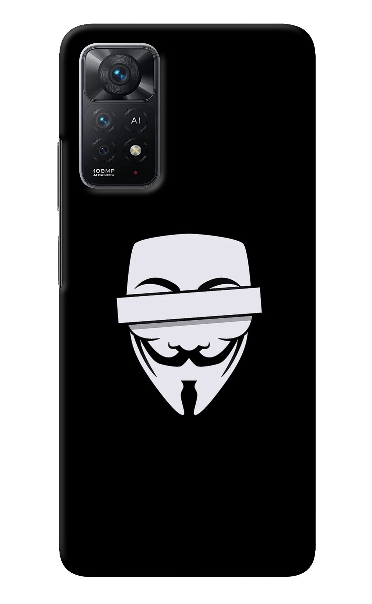 Anonymous Face Redmi Note 11 Pro+ 5G Back Cover