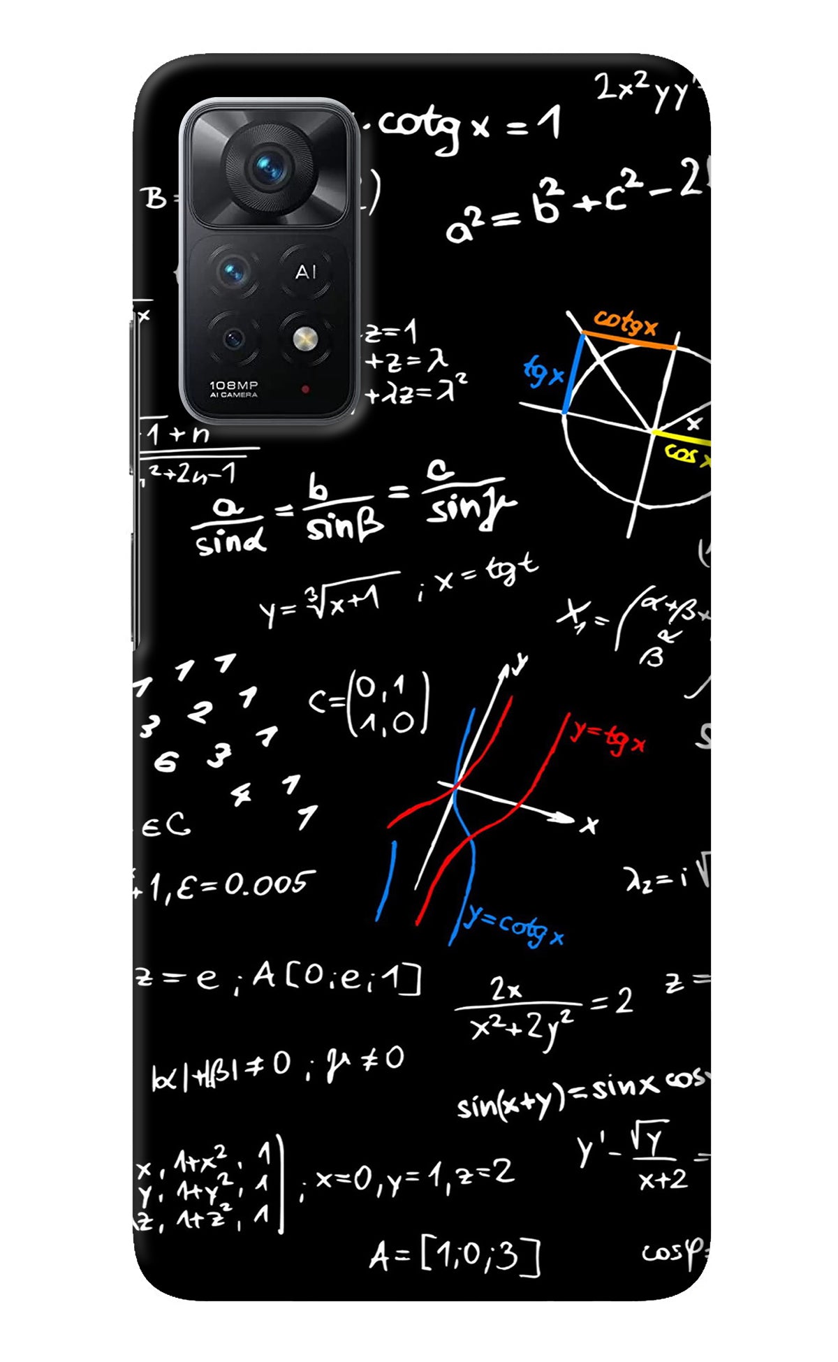 Mathematics Formula Redmi Note 11 Pro+ 5G Back Cover