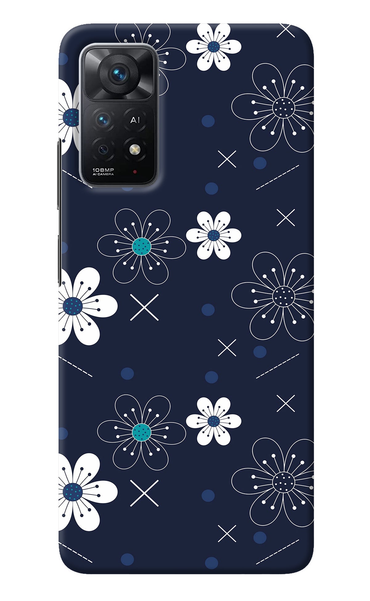 Flowers Redmi Note 11 Pro+ 5G Back Cover