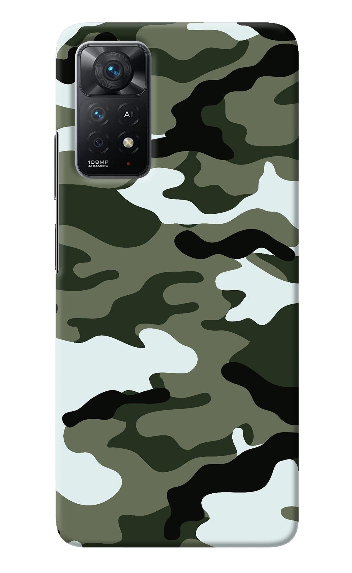 Camouflage Redmi Note 11 Pro+ 5G Back Cover