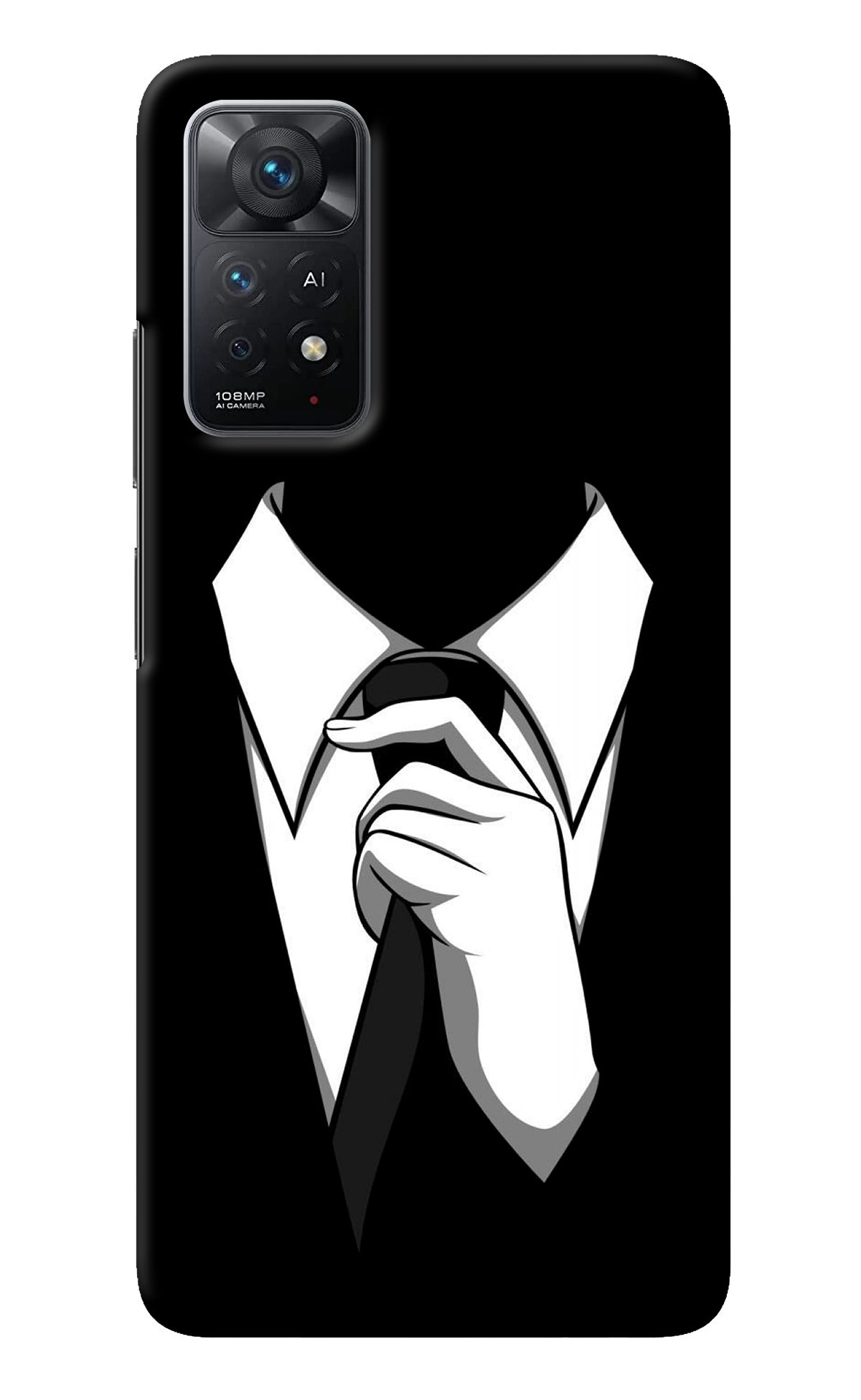 Black Tie Redmi Note 11 Pro+ 5G Back Cover