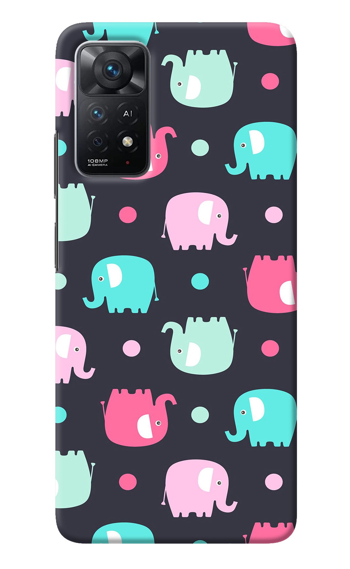 Elephants Redmi Note 11 Pro+ 5G Back Cover