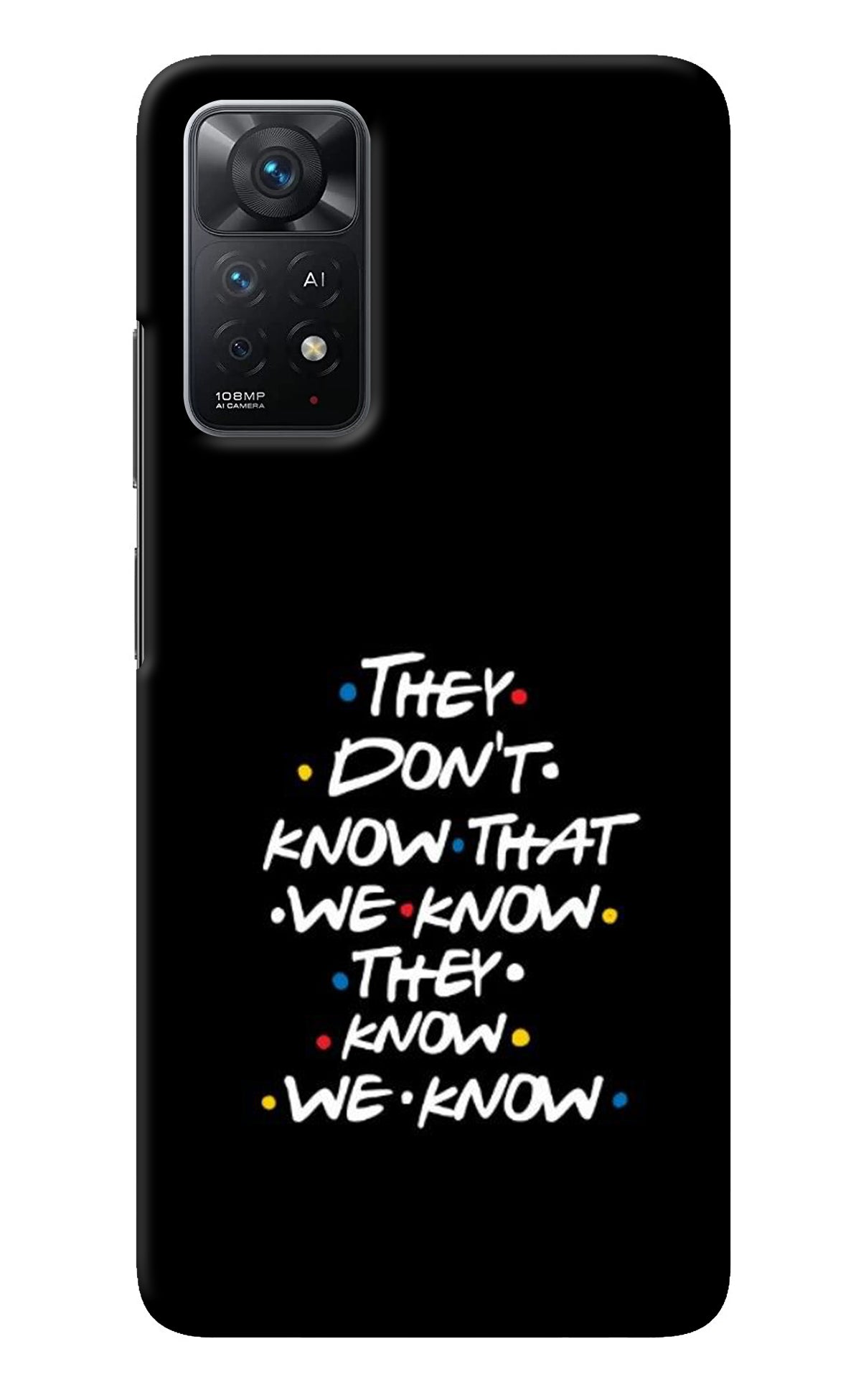 FRIENDS Dialogue Redmi Note 11 Pro+ 5G Back Cover