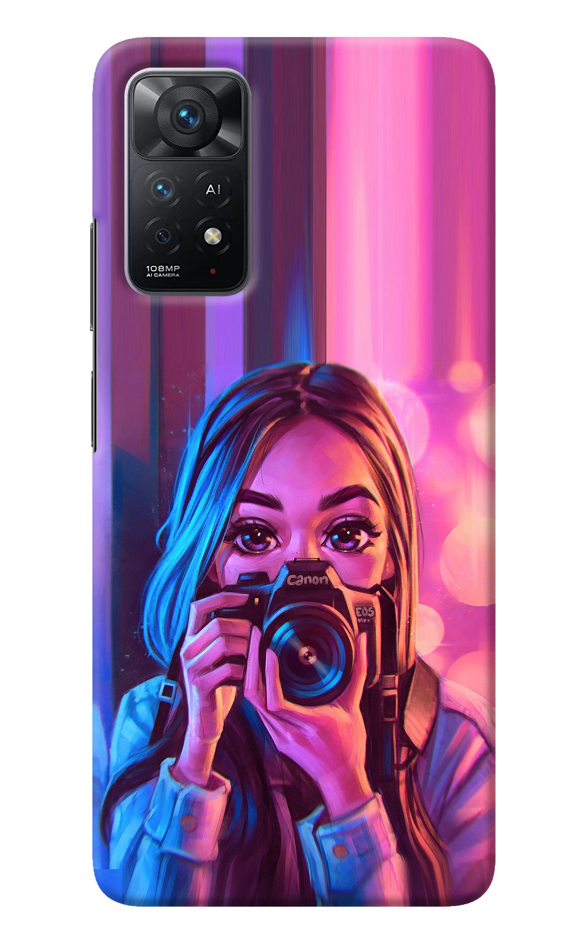 Girl Photographer Redmi Note 11 Pro+ 5G Back Cover