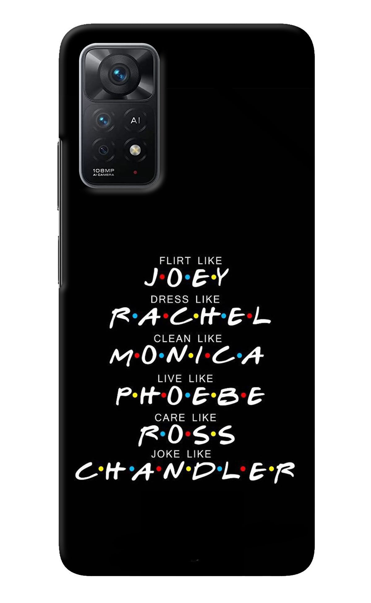 FRIENDS Character Redmi Note 11 Pro+ 5G Back Cover