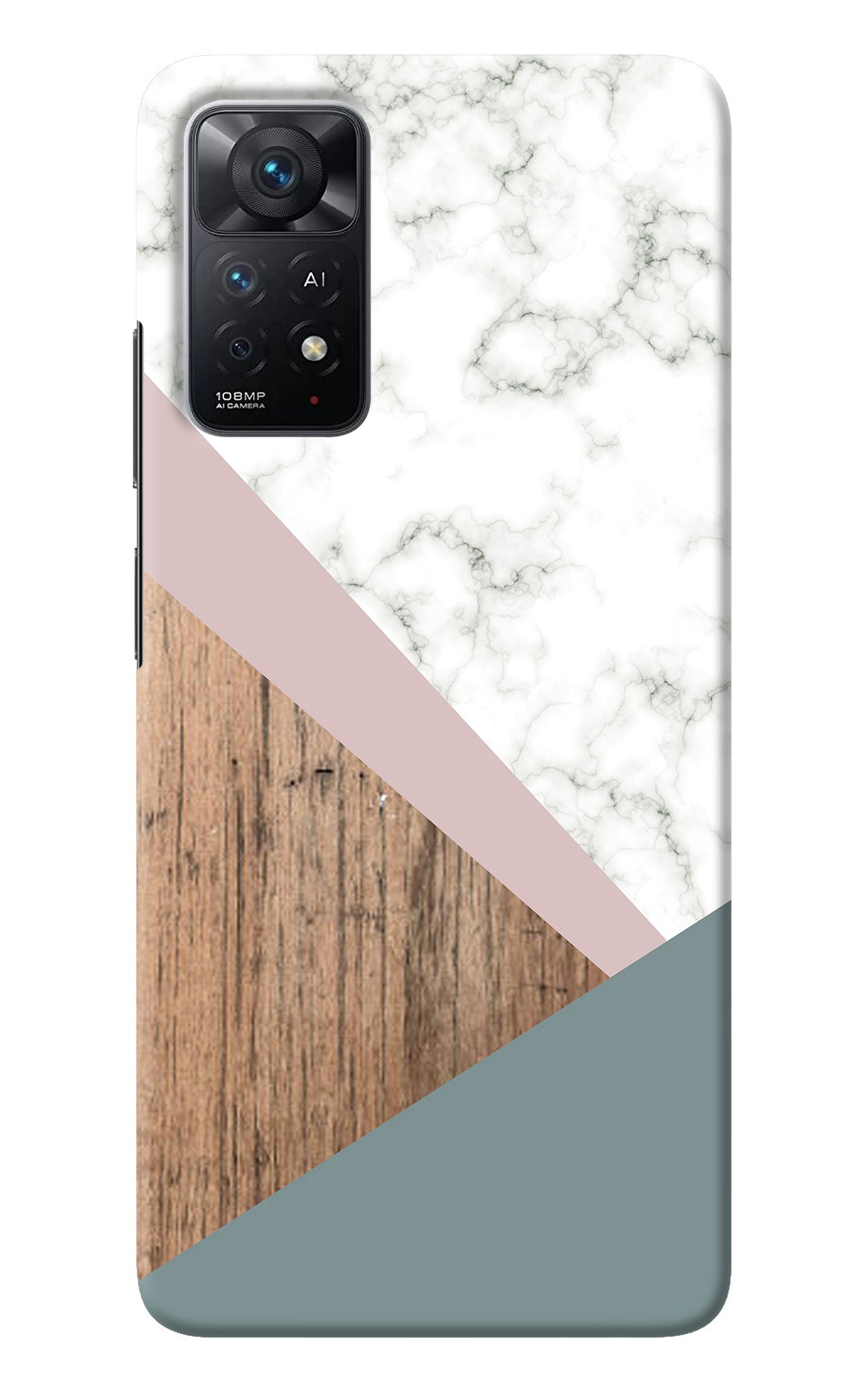 Marble wood Abstract Redmi Note 11 Pro+ 5G Back Cover