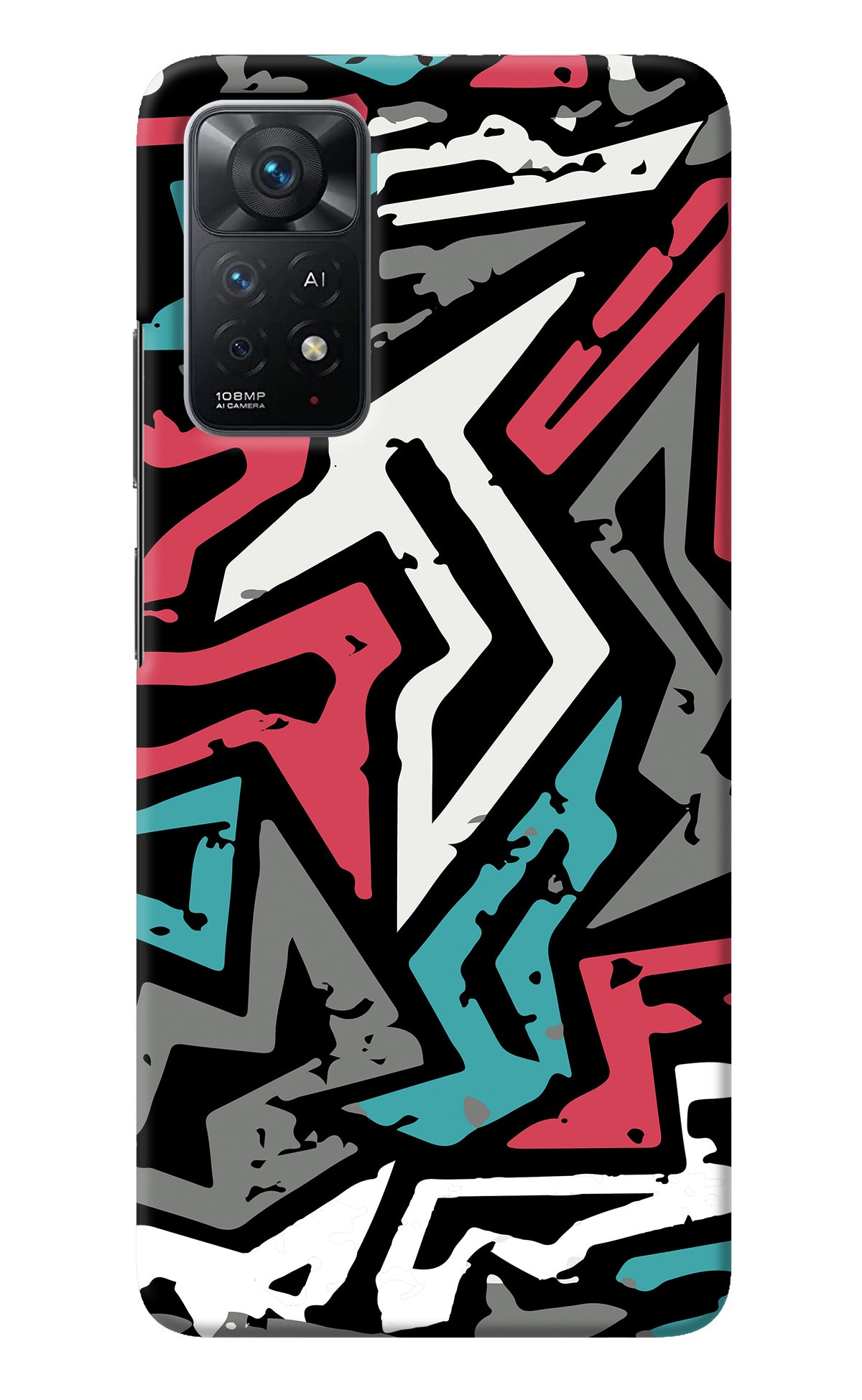 Geometric Graffiti Redmi Note 11 Pro+ 5G Back Cover