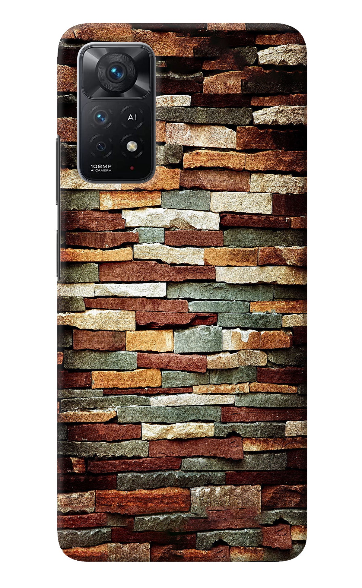 Bricks Pattern Redmi Note 11 Pro+ 5G Back Cover