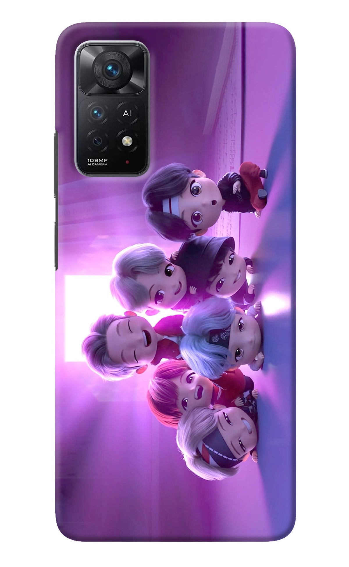 BTS Chibi Redmi Note 11 Pro+ 5G Back Cover