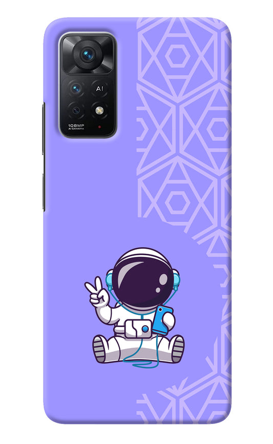 Cute Astronaut Chilling Redmi Note 11 Pro+ 5G Back Cover