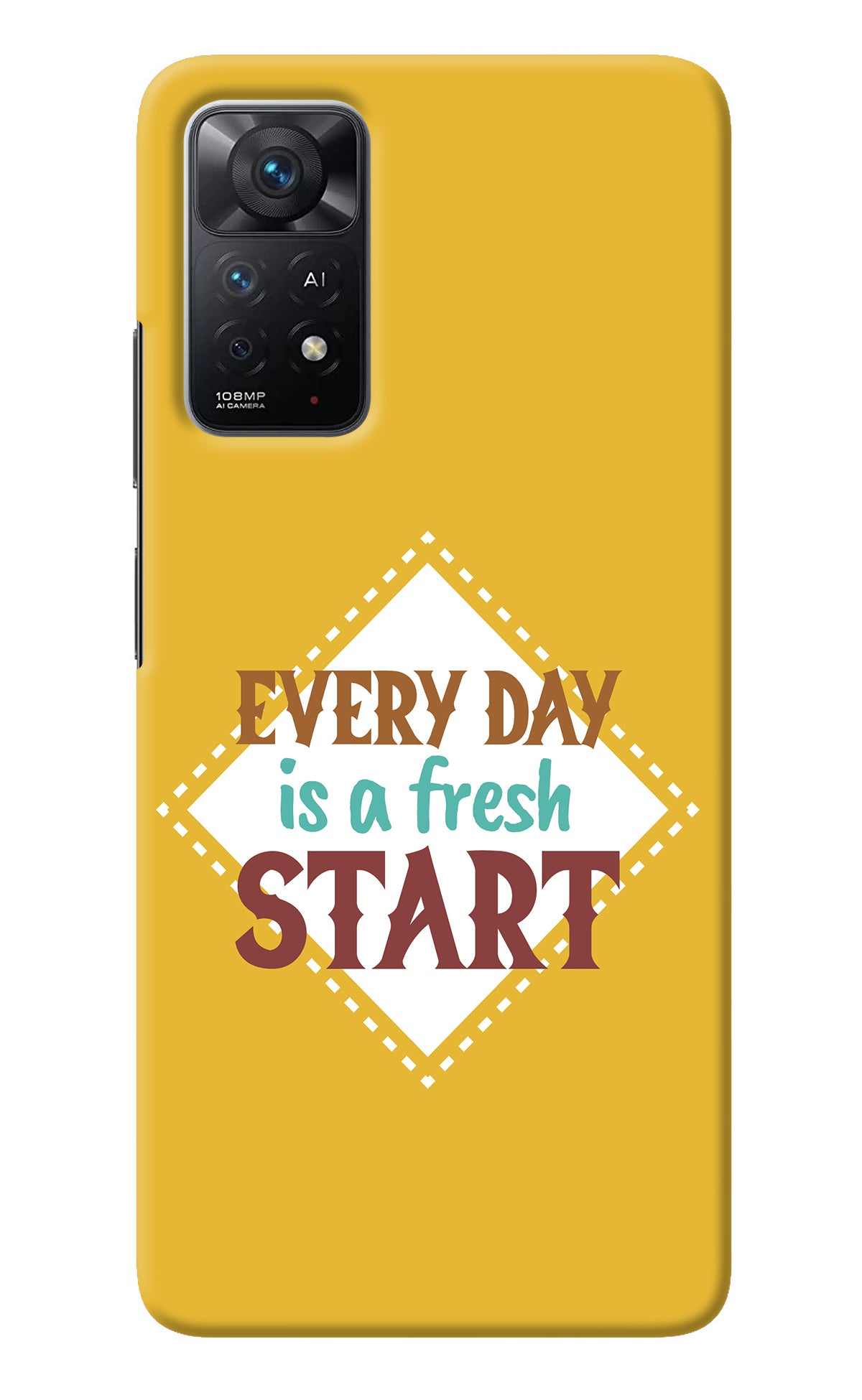 Every day is a Fresh Start Redmi Note 11 Pro+ 5G Back Cover