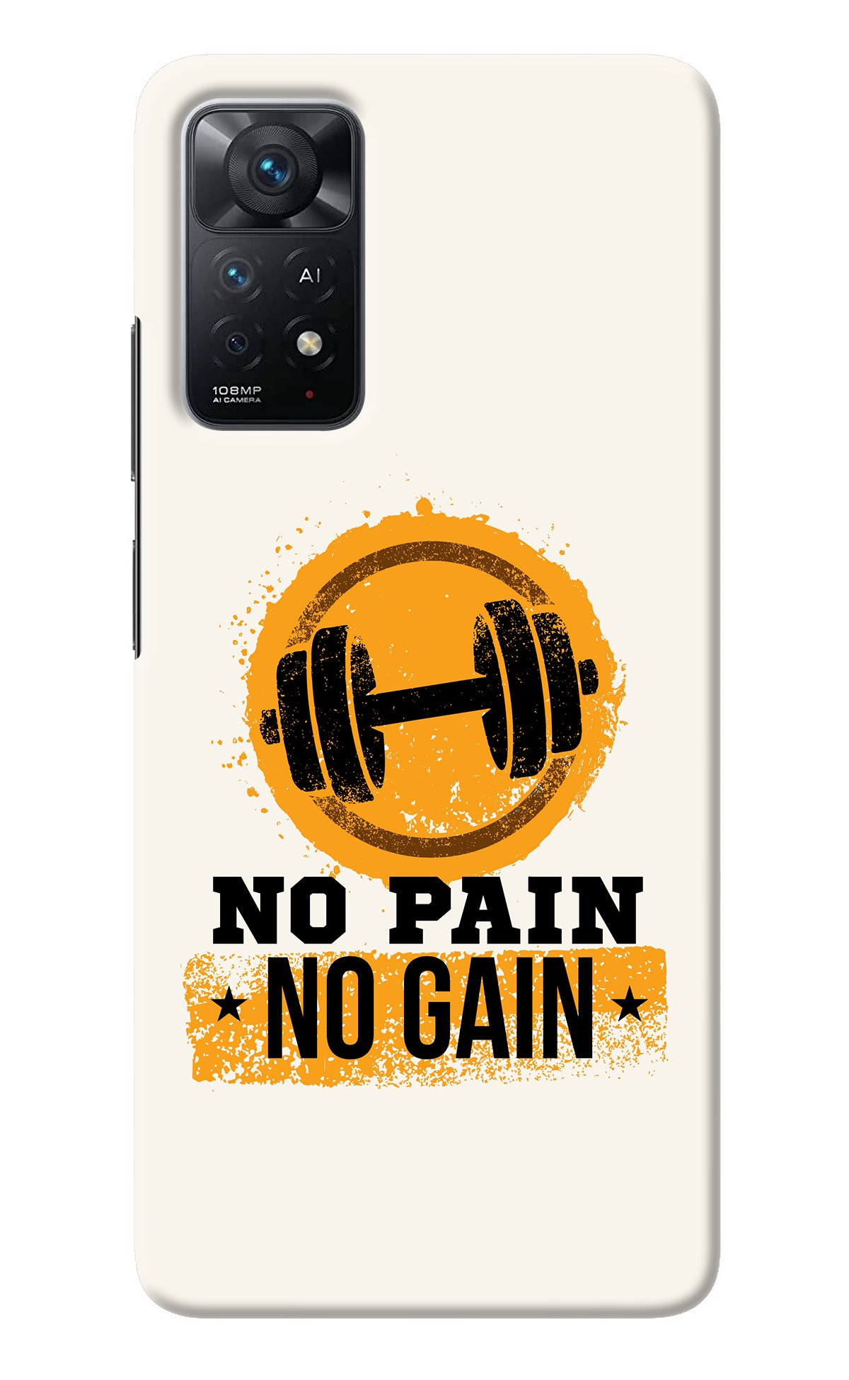 No Pain No Gain Redmi Note 11 Pro+ 5G Back Cover