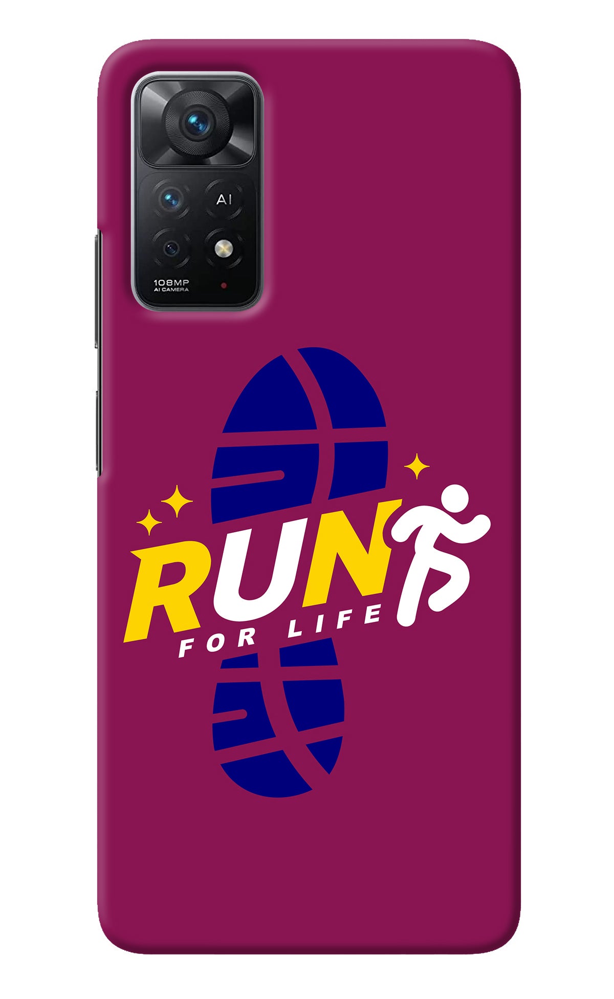 Run for Life Redmi Note 11 Pro+ 5G Back Cover