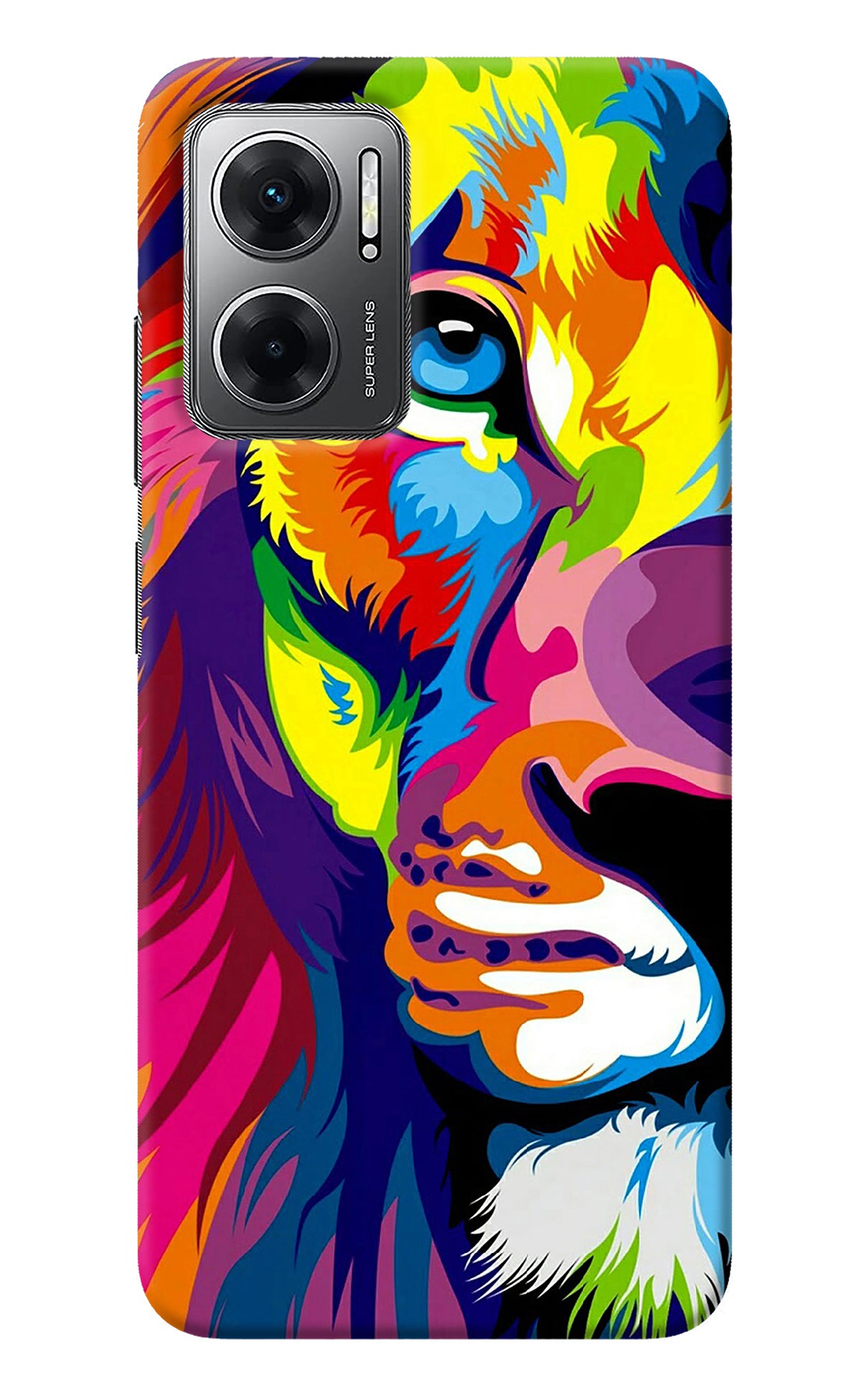 Lion Half Face Redmi 11 Prime 5G Back Cover