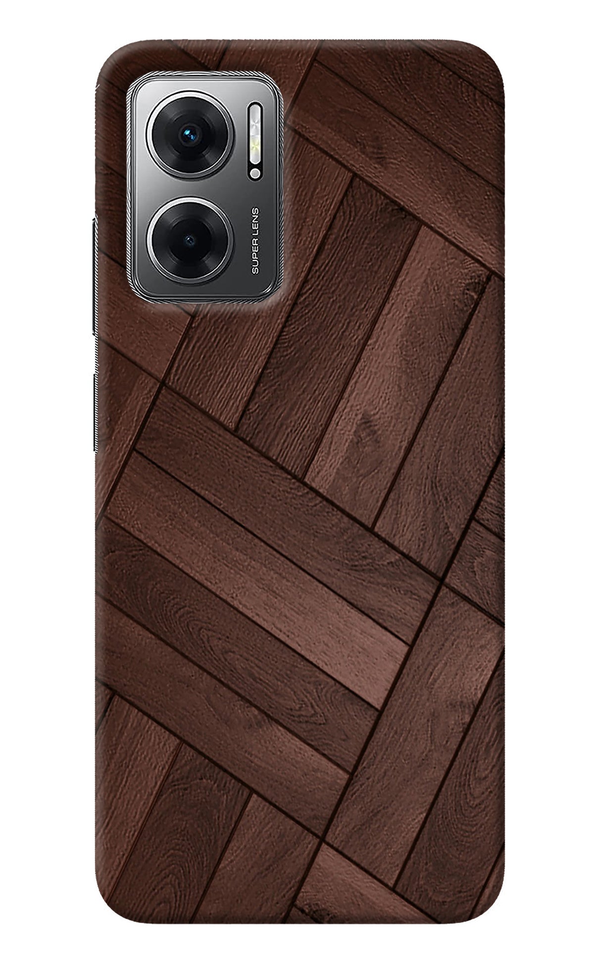 Wooden Texture Design Redmi 11 Prime 5G Back Cover