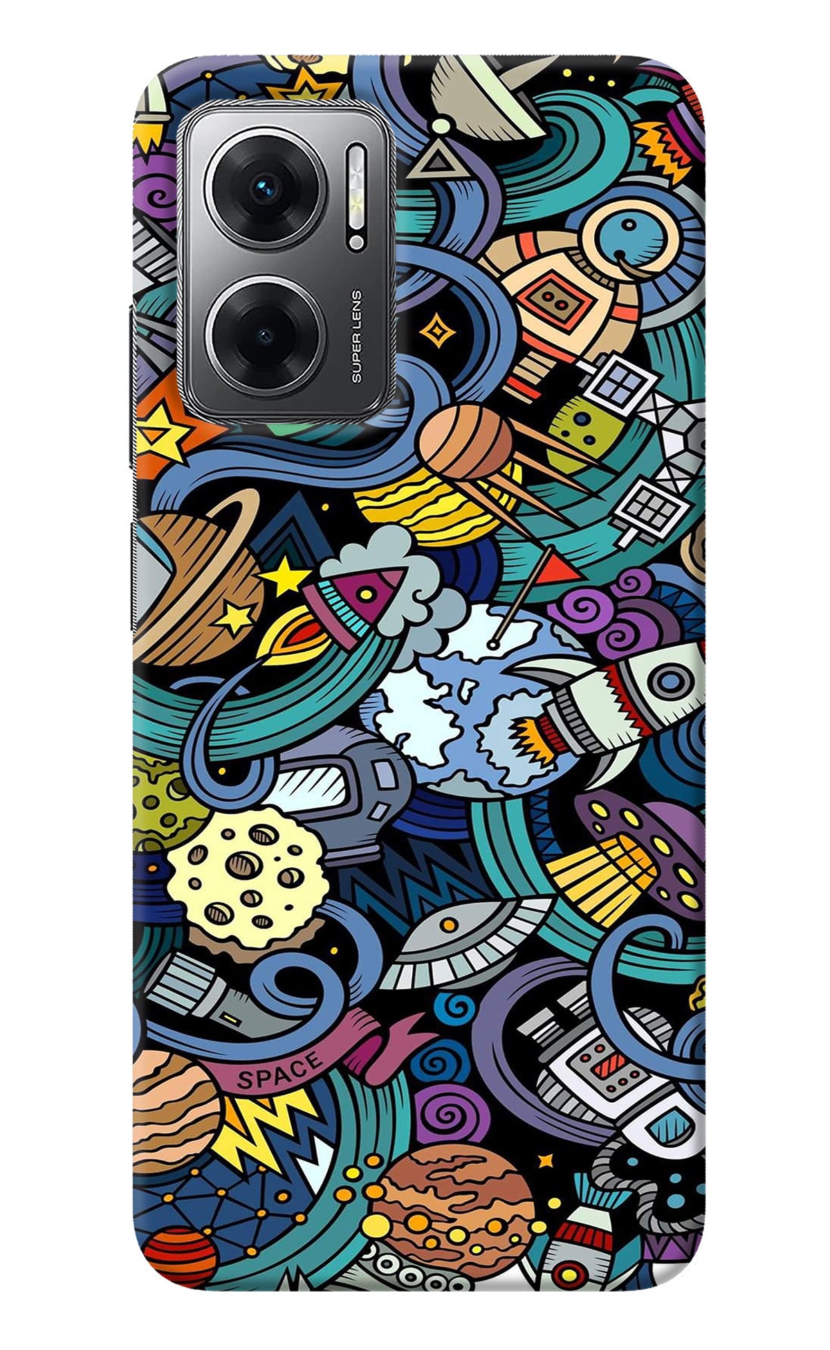 Space Abstract Redmi 11 Prime 5G Back Cover