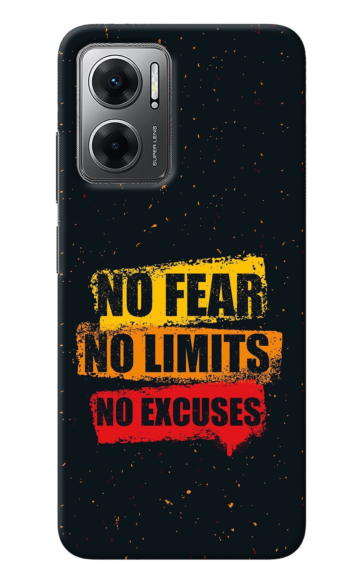 No Fear No Limits No Excuse Redmi 11 Prime 5G Back Cover