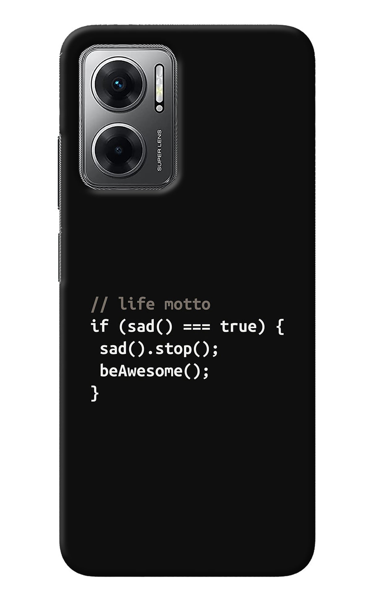 Life Motto Code Redmi 11 Prime 5G Back Cover