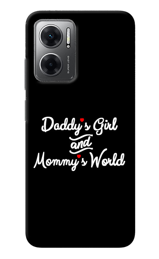 Daddy's Girl and Mommy's World Redmi 11 Prime 5G Back Cover