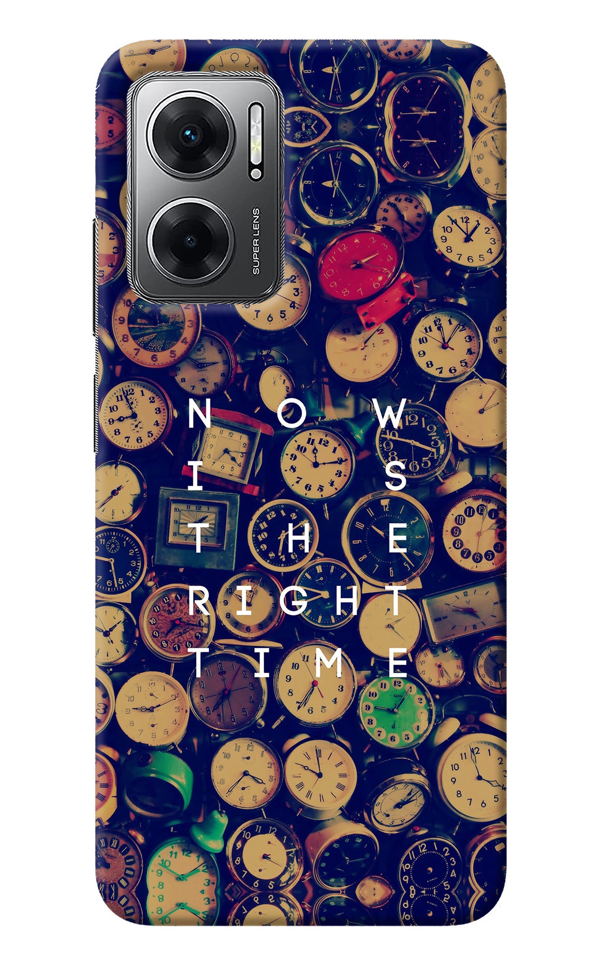 Now is the Right Time Quote Redmi 11 Prime 5G Back Cover